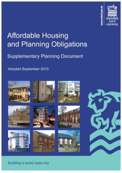 Affordable housing and planning obligations