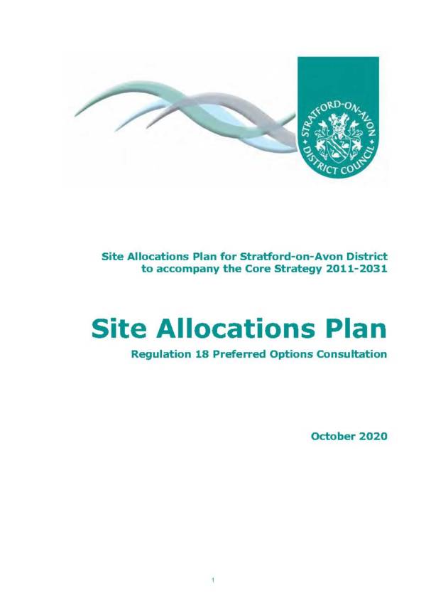 Stratford-on-Avon Site Allocations Plan