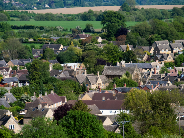 Cotswold aerial view